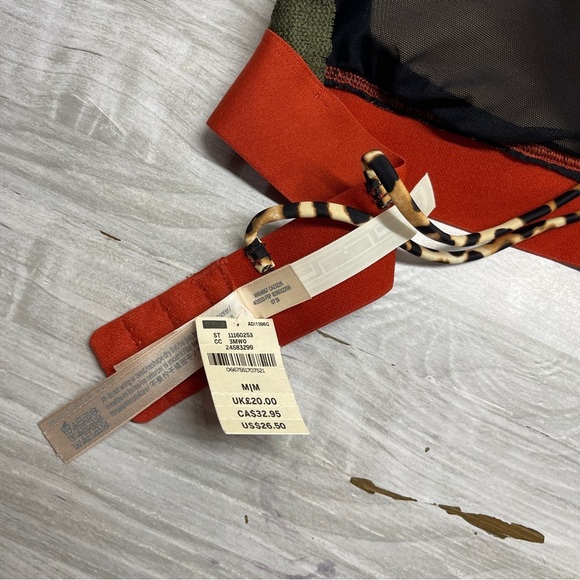 PINK Victoria’s Secret Laurel & Love Animal Leopard Print Bralette Size M New - Picture 7 of 9